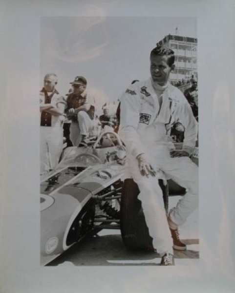 Bobby Unser US-Racingdriver at Indianapolis 1968 original Pressphoto (2555)